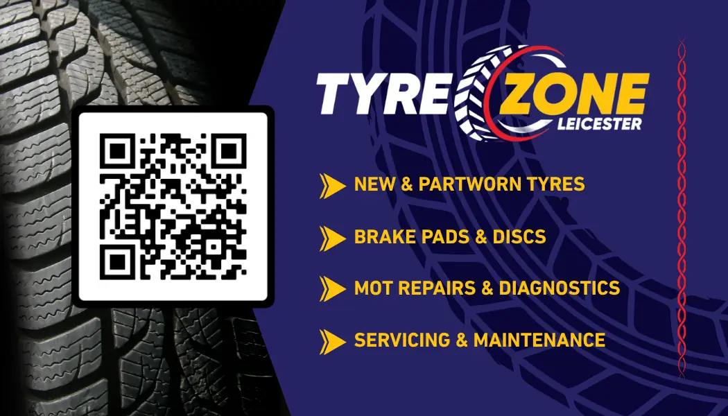TyreZone Leicester — business card
