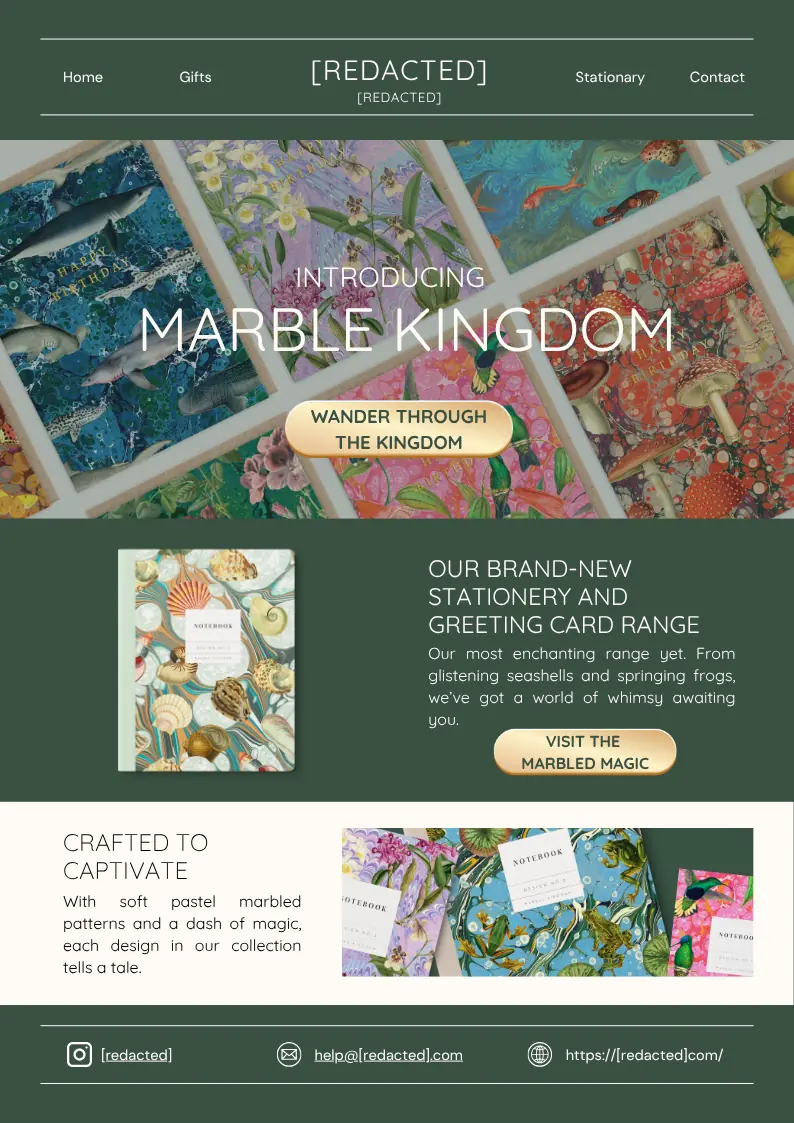 Email campaign — version one